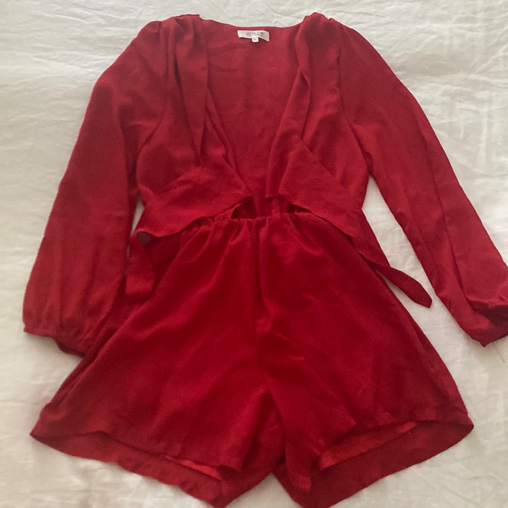 WYLDR Size M Red Romper